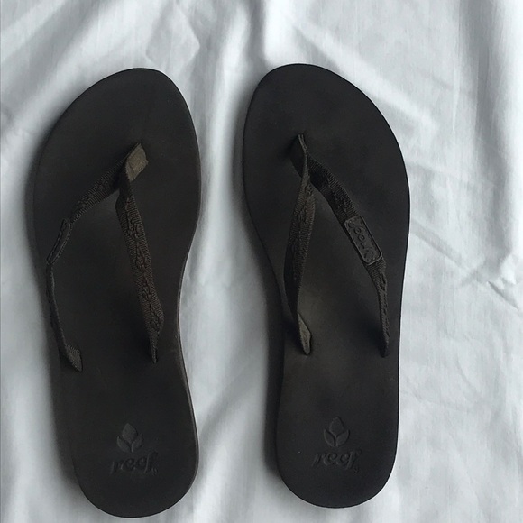 chocolate brown flip flops